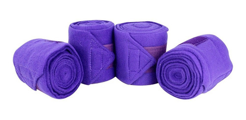 Vendas Para Caballo Finas 4 Piezas Moradas