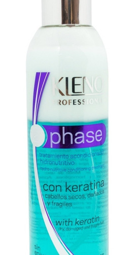Kleno 2 Phase Tratamiento Acondicionador Keratina Pelo 3c