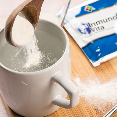Inmunovita Polvo Suero Leche Calostro Ganoderma 30 Sobre 10g