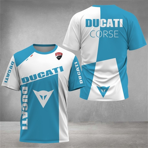 Camiseta Racing Con Estampado 3d Para Motocicletas