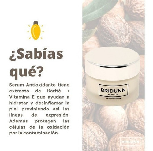 Bridunn Skincare Kit Serum Aclarante Despigmentante Antimanchas Y Crema facial Antioxidante Antiedad BRIDUNN BRIDUNN SKINCARE kit sueros - 2 piezas