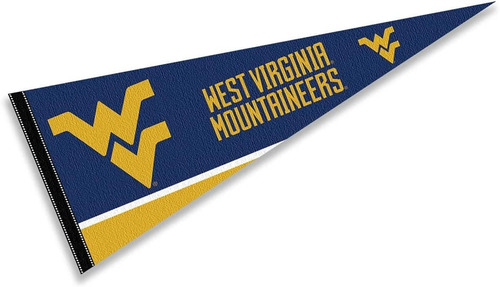 College Flags  Banners Co. West Virginia Pennant Full Size F