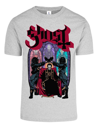 Playera Ghost The Papas Emeritus Vitrales Art Colores