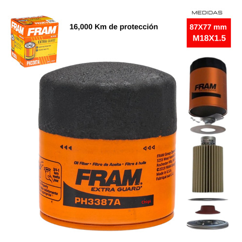 Filtro De Aceite Chevrolet Joy 1.6 2003