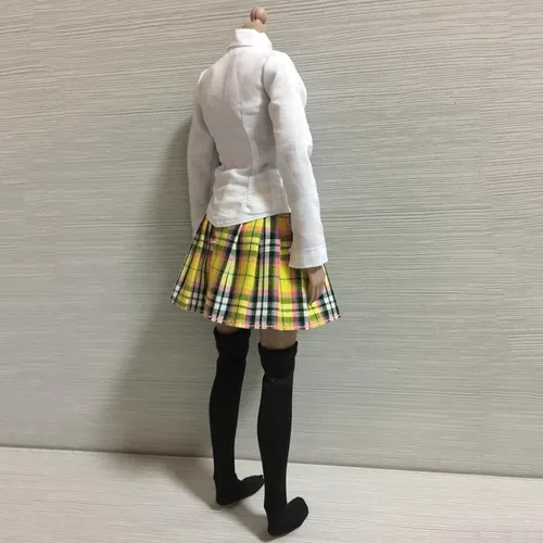 1/6 Camisa Falda Corbata Medias Uniforme De Colegiala Para 1
