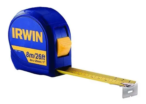 Kit 2 Trenas 8 Metros X 25mm Com Trava Irwin - 8 Metros 25mm Irwin