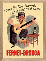 Comprar Fernet Cuadros Posters Carteles Publicidades   L554