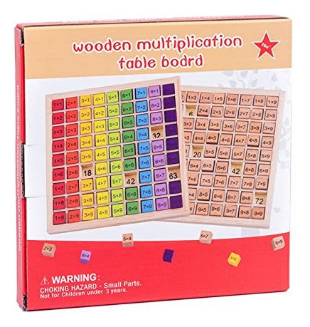 Tablas De Multiplicar Para Niños De Colores