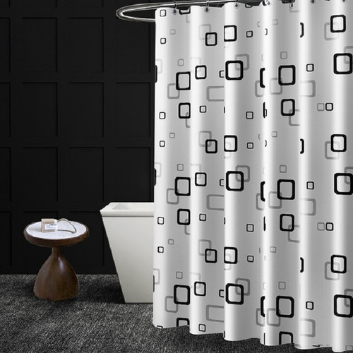 Cortina De Ducha Gruesa E Impermeable Para Baño, 180 X 200 C