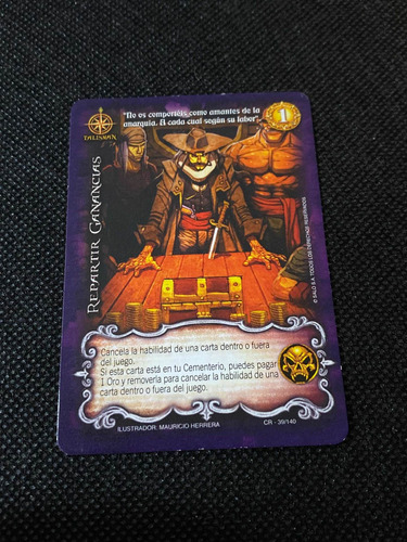 Repartir Ganancias Real Sin Foil Cartas Mitos Y Leyendas