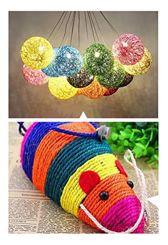 Twine De Jardín Verde 656 Pies, Cuerda De Yute Resistente
