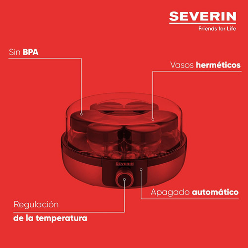 Severin Yogurtera Digital, Mini Yogurtera Con 5 Prog