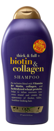  Shampoo Organix Biotina Y Colageno 577ml
