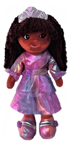 Girlzndollz Elana Princess Baby Doll, Púrpura, Marrón, 14 P