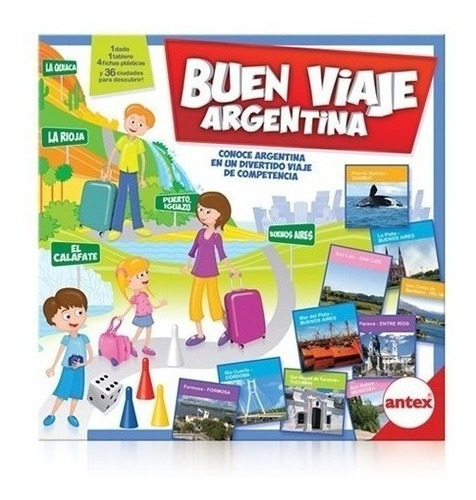 Buen Viaje Argentina Juego De Mesa Original Antex