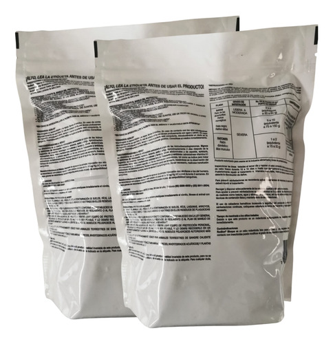 Veneno Ratas 2 Pzs Rodilon Bloque 1 Kg Difetialona Ratones