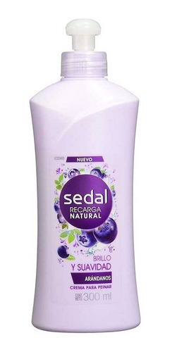 Crema Para Peinar Sedal Brillo Y Suavidad 300 Ml