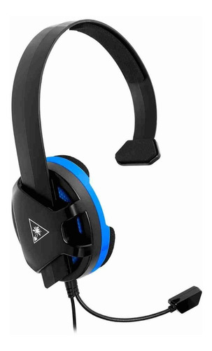 Audífonos Diadema Turtle Beach Alámb On Ear Recon Chat Ps4 Color Negro