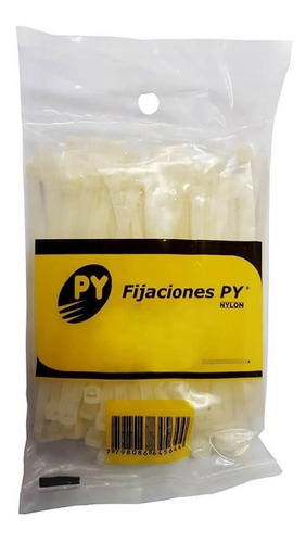 Precintos Blancos X 100 Unidades 3.6x140mm Py