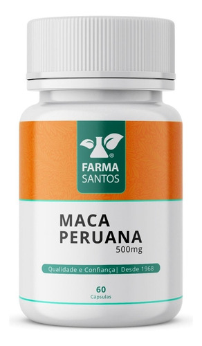 Maca Peruana 500mg 60 Cápsulas