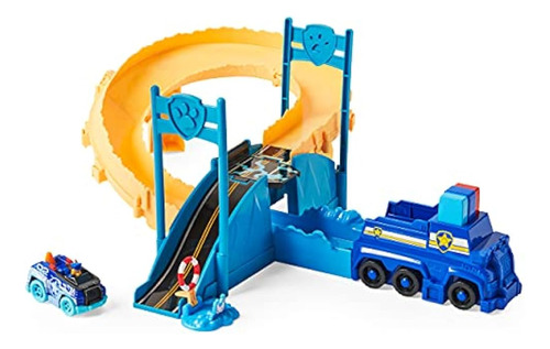 Paw Patrol, True Metal Chase Rescue Track Set Con Exclusivo 