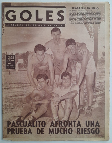 Revista Goles 550 Seleccion Argentina Independiente 1959