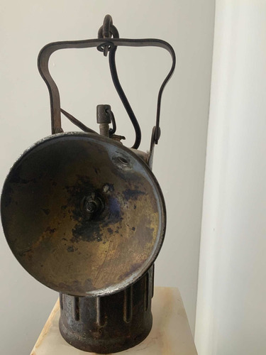 Lámpara De Carburo. Antigua 1910 Justrite Usa (Usado)