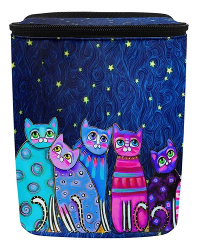 Galaxy Space Cat - Cubo De Basura Para Asiento Trasero, A