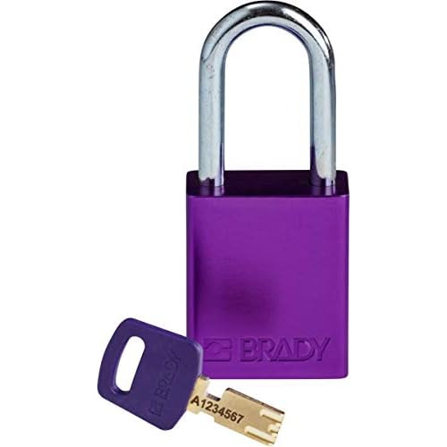 Candado De Bloqueo Safekey, Aluminio, Morado, Espacio V...