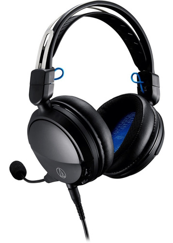 Auriculares Para Juegos Over-ear Audio-technica Ath-gl3 Color Negro Luz Negro