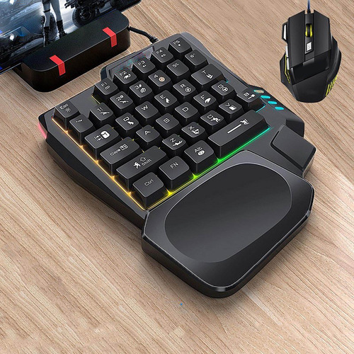 Teclado Para Juegos Cool Backlit Small 35-key Cable Usb Con