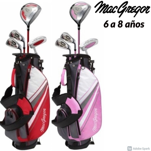 Kaddygolf Set Golf Junior Mac Gregor Medium 6 A 8 Años Full