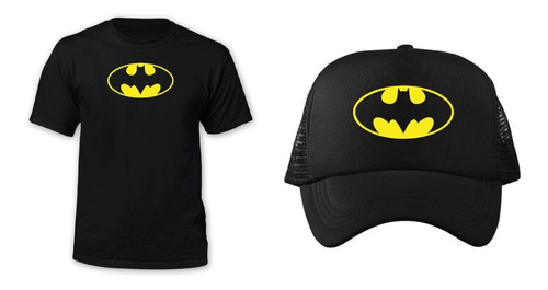 Polera + Jockey Gorro Batman -  Murciélago -  Estampaking