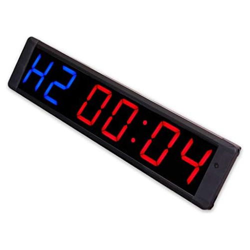 Eyou Programmable 4-inch 6 Digits Gym Interval Led Cloc...