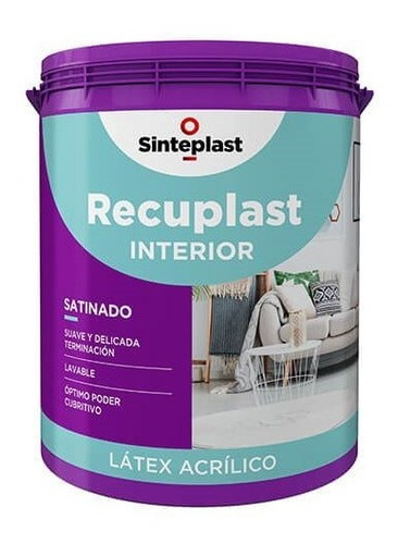 Latex Satinado Recuplast Interior Lavable X 10 - Proxecto