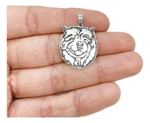 Dije Perro Chow Chow Mascota Plata 925