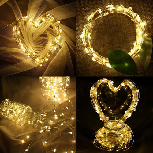 Imagen 7 de 7 de Serie Luces Decorativas Tira Led 10m 100led Control Ip65