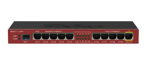Mikrotik - Router Rb2011ils-in Routerboard Balanceo