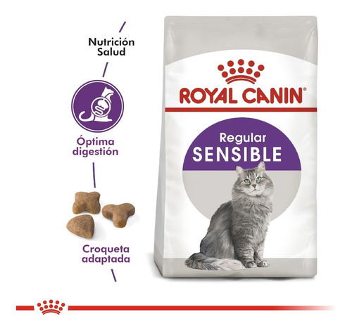 Royal Canin Gato Sensible X 7.5 Kg - Drovenort -