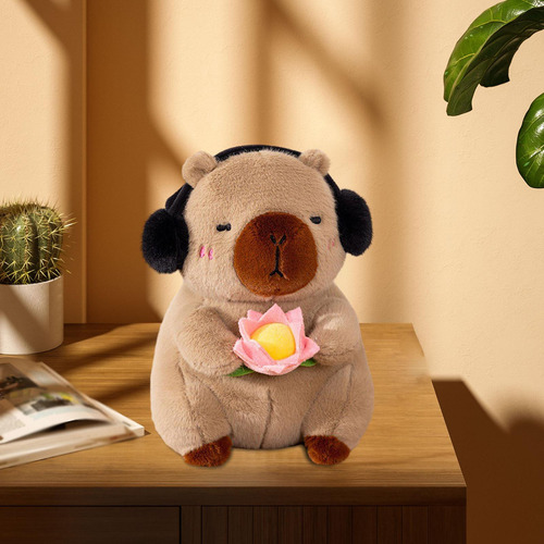 . Lindo Animal De Peluche, Juguete For Dormir, Caqui 25cm