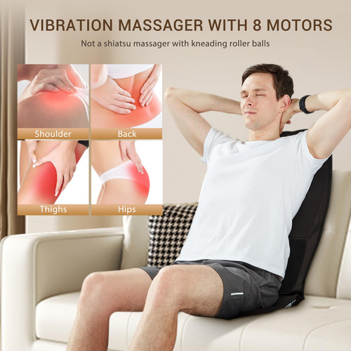 Cojín De Masaje De Espalda Relax 3000 Con Vibración
