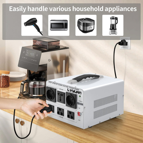 Transformador De Voltaje Lvyuan 5000w Step Arriba/down