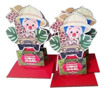 Comprar Souvenirs Plim Plim Safari X6 Centros Fibrofacil 27cm