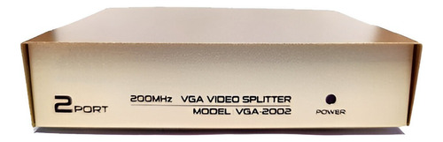 Splitter Vga De 2 Puertos 