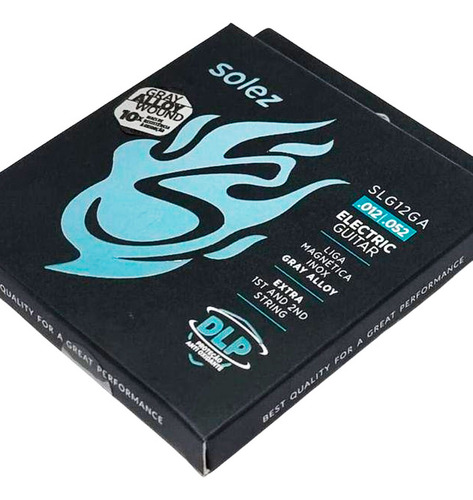 Encordoamento Guitarra .012 Nickel Slg12ga Mi Si Extra