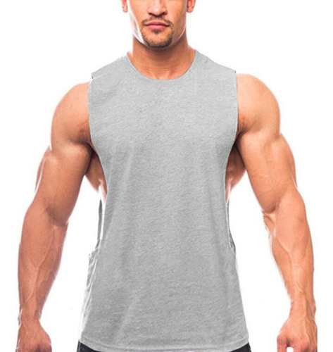 Playera Deportiva Musculosa Tank Top Seco Rápido Gym Hombre