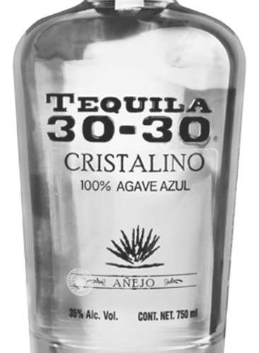 Pack De 4 Tequila 30-30 Añejo Cristalino 750 Ml