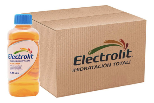 Electrolit Suero Rehidratante Sabor Manzana 625ml - 6 Pack