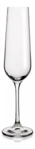 Copa Cristal Champagne 210ml Bohemia Tori Set X2u