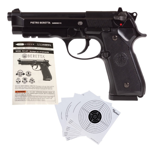 Pistola Municiones Beretta 92 A1 Blowback Marcadora Xtremec